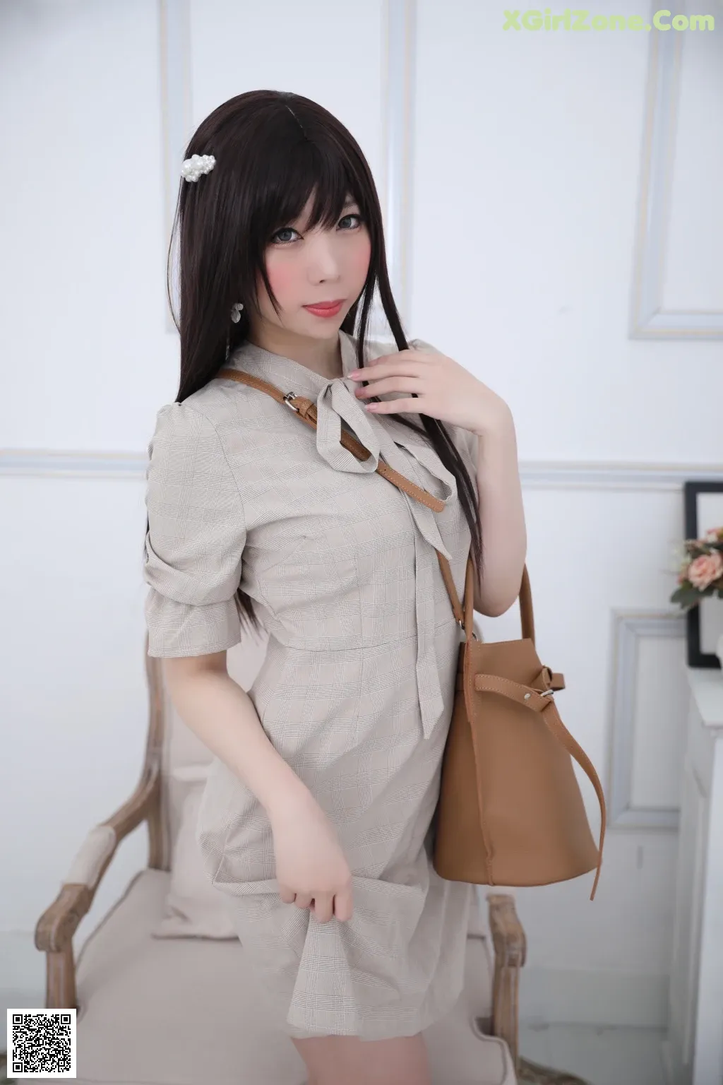 Coser@Kano Nozomi (鹿野希) Vol.04: 格子衬衫 (216 photos) P14 No.abcf60 Image No.195